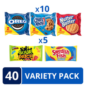 Nabisco Nutter Butter peanut butter cookies in a snack-pack for easy treats.