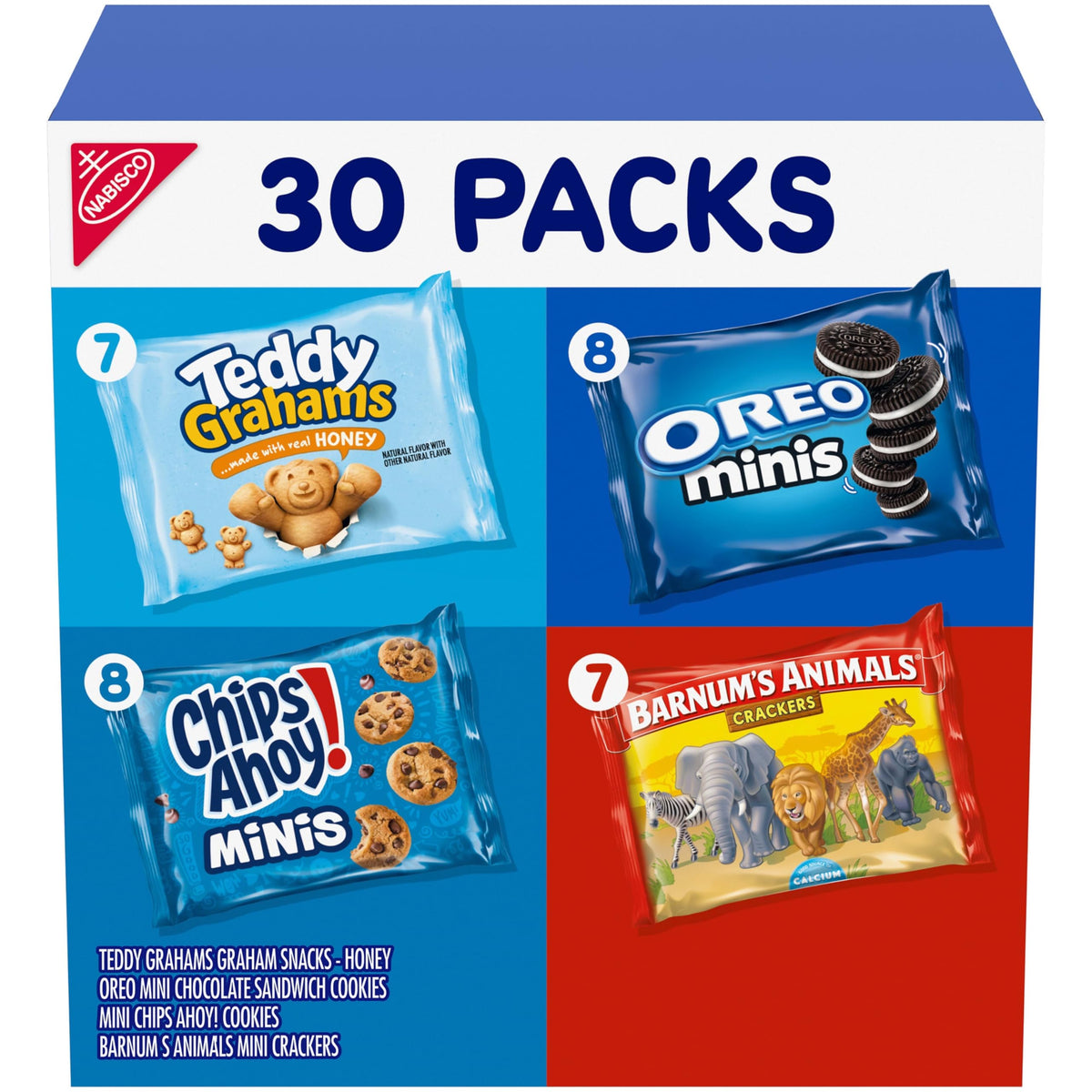 Nabisco OREO Mini cookies close-up for on-the-go snacking
