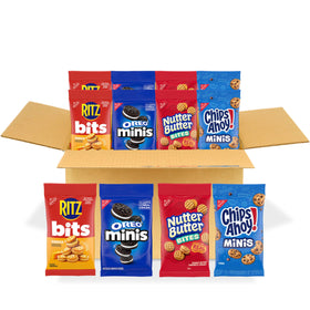 NABISCO OREO Minis cookies in bite-sized packs for on-the-go snacking.