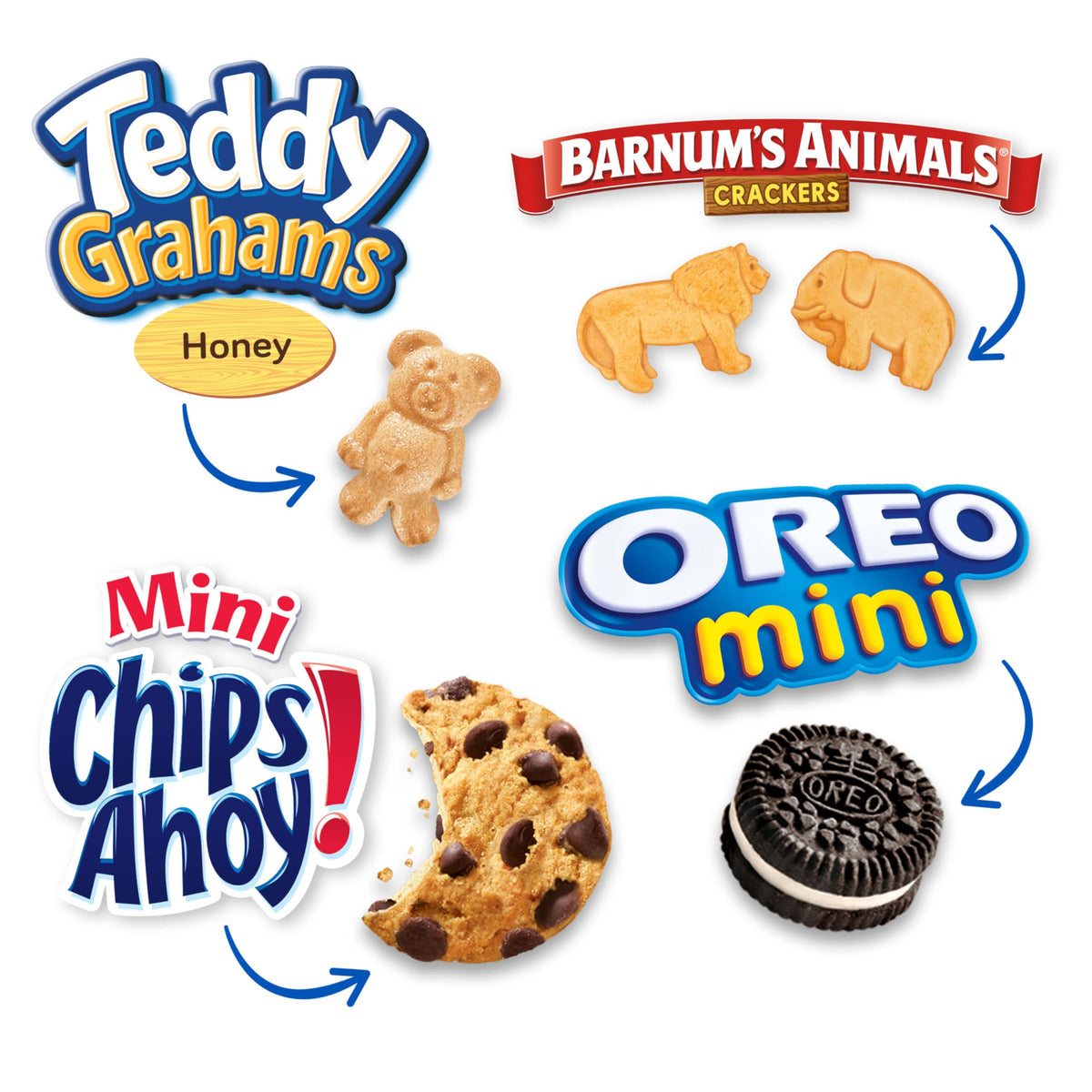 Nabisco Team Favorites Variety Pack front box for group snacking