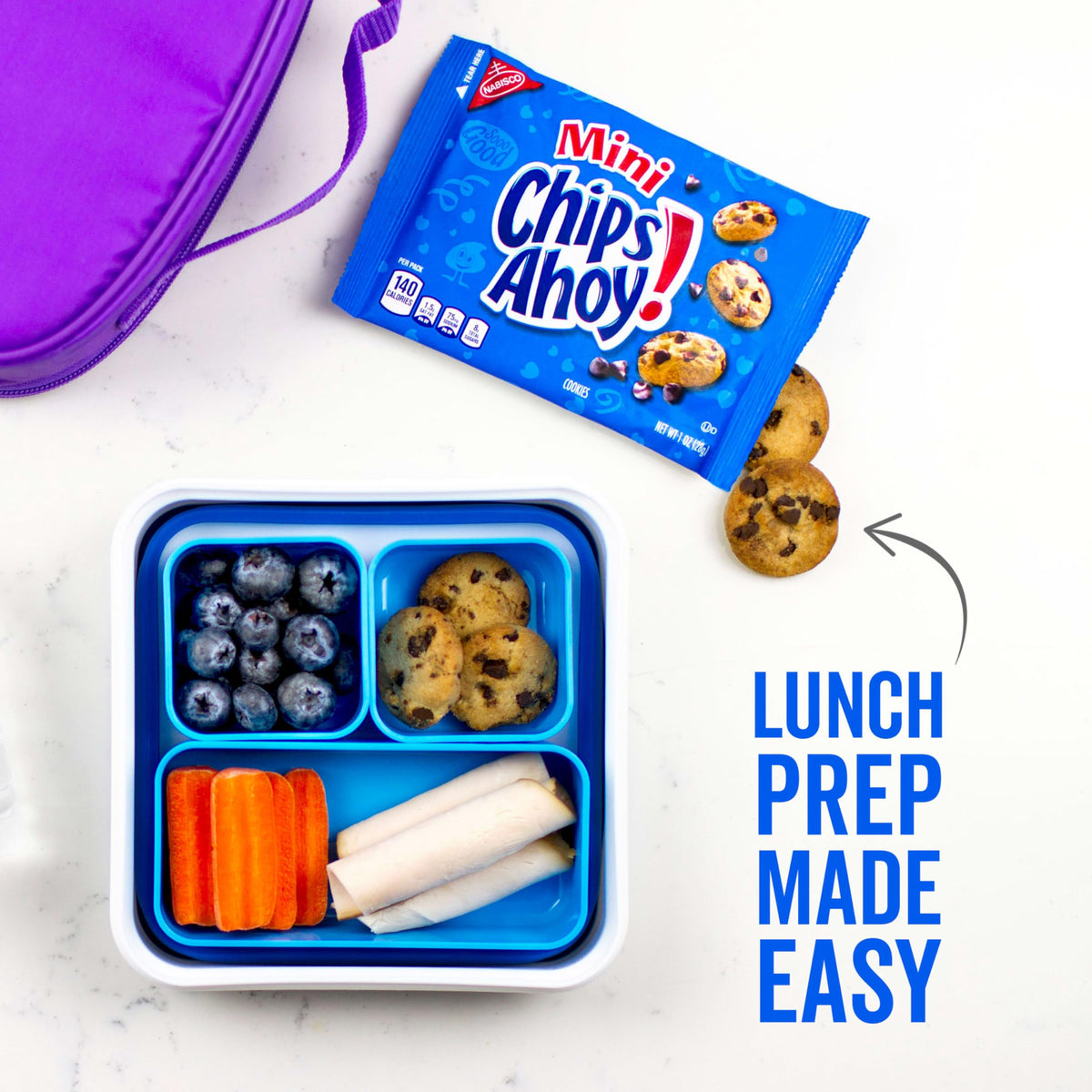 Travel friendly Nabisco snacks in compact packs for car trips