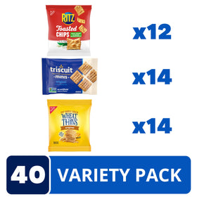 Nabisco Triscuit Minis Original Whole Grain vegan crackers close-up, bite-sized and vegan-friendly.