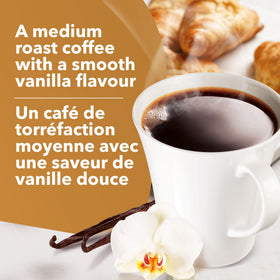 Nabob Cafe Collection French Vanilla T-Disc side view shows compact packaging