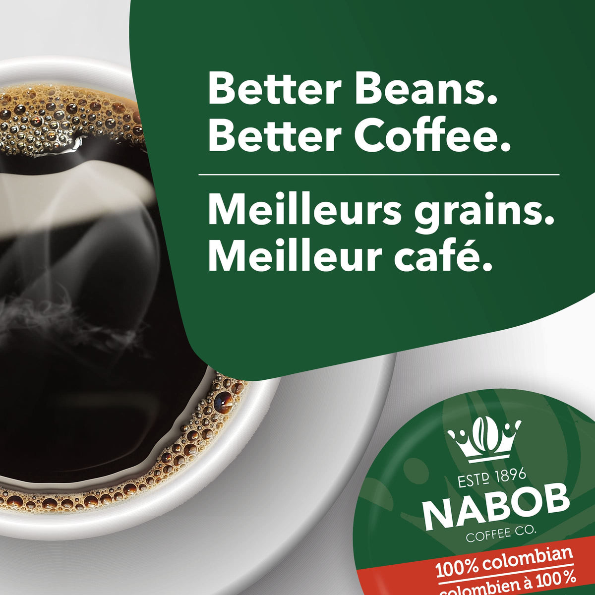 NABOB Tassimo disc ready for a fragrant morning ritual.