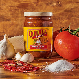 Nachos with Cholula Original Salsa create a bold bite