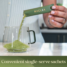 NACLEA sachets pack offering convenient, travel-friendly servings