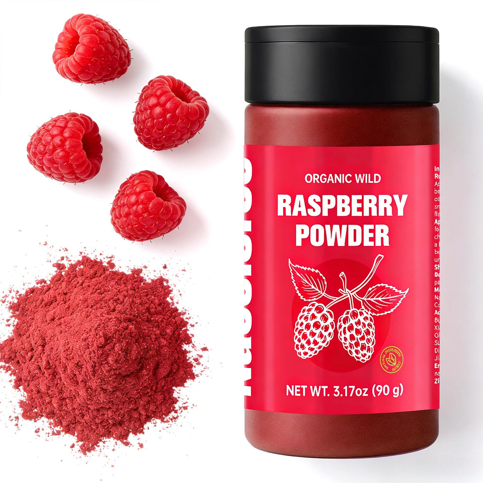 Nacolorce raspberry powder bottle for baking and cooking