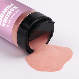 Nacolorce Sakura powder cake decoration illustrating natural color boost