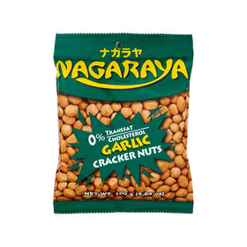 Nagaraya cracker nuts garlic flavor six-pack display for sharing