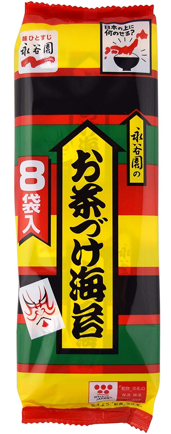 Nagatanien Ochazuke Nori seaweed flavor with crispy crackers for instant comfort