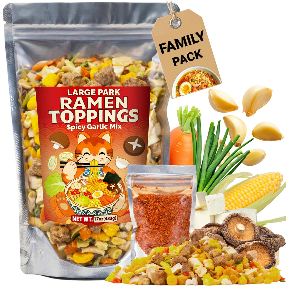 Nahasahr 17oz ramen toppings bulk pack elevates noodles with color and texture.