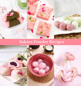 Nahasahr Sakura Powder on cake for subtle floral color