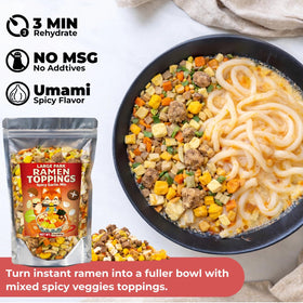 Nahasahr separate chili packet lets you control spice level in bowls.