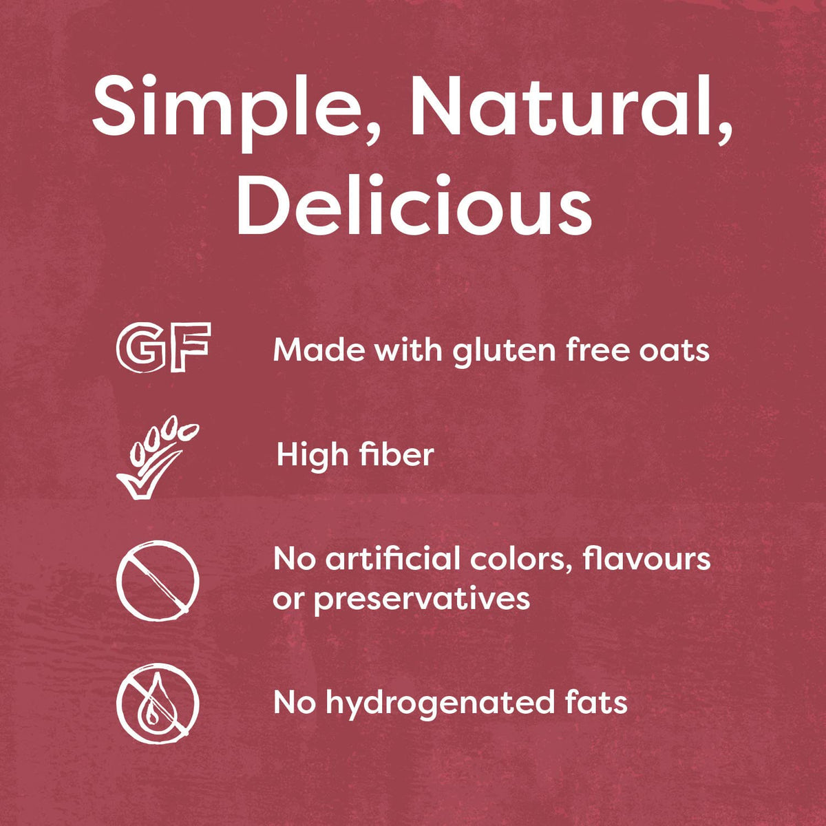 Nairn's gluten-free grahams with chocolate chips shown in crispy texture.