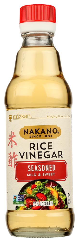 Nakano Rice Vinegar Seasoned Original bottle for bright dressings and marinades