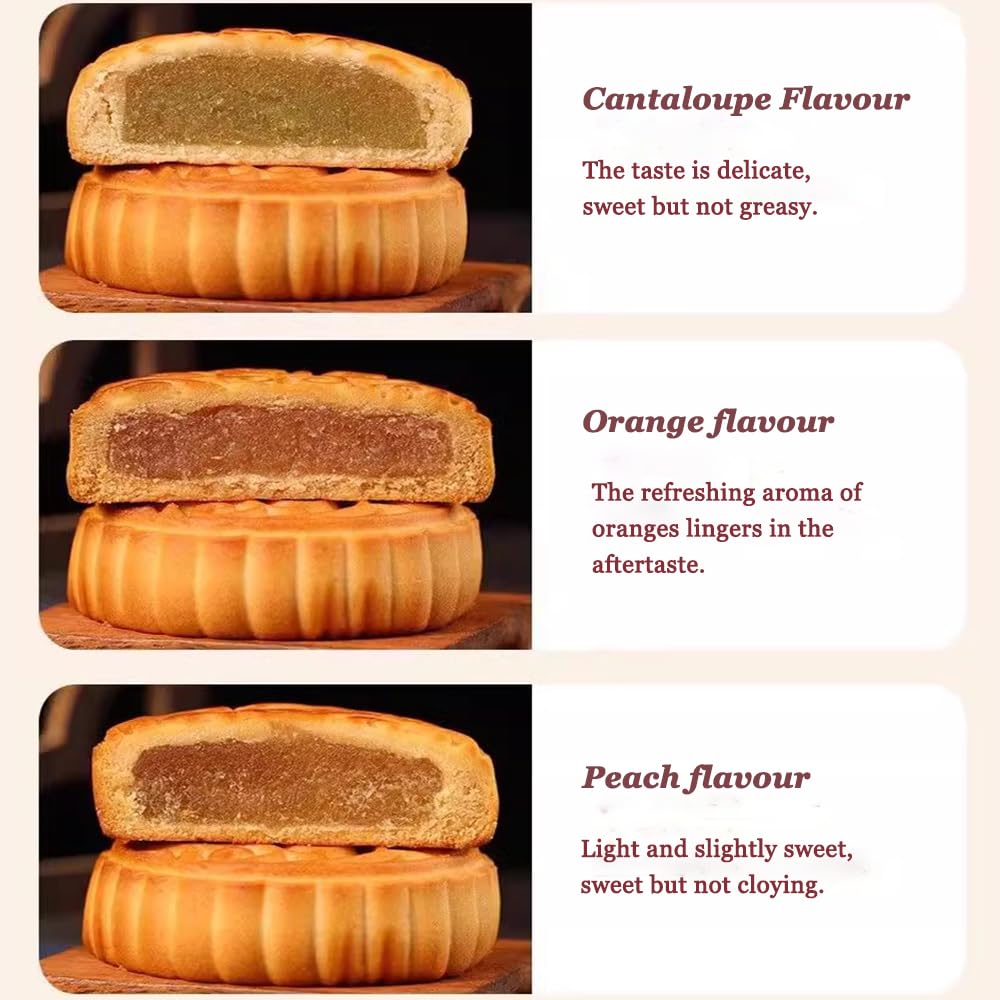 Nakazawa Mooncakes orange flavour, bright note to share with friends.