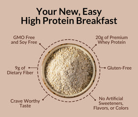 NAKED Oats chocolate peanut banana spoon for a quick protein snack