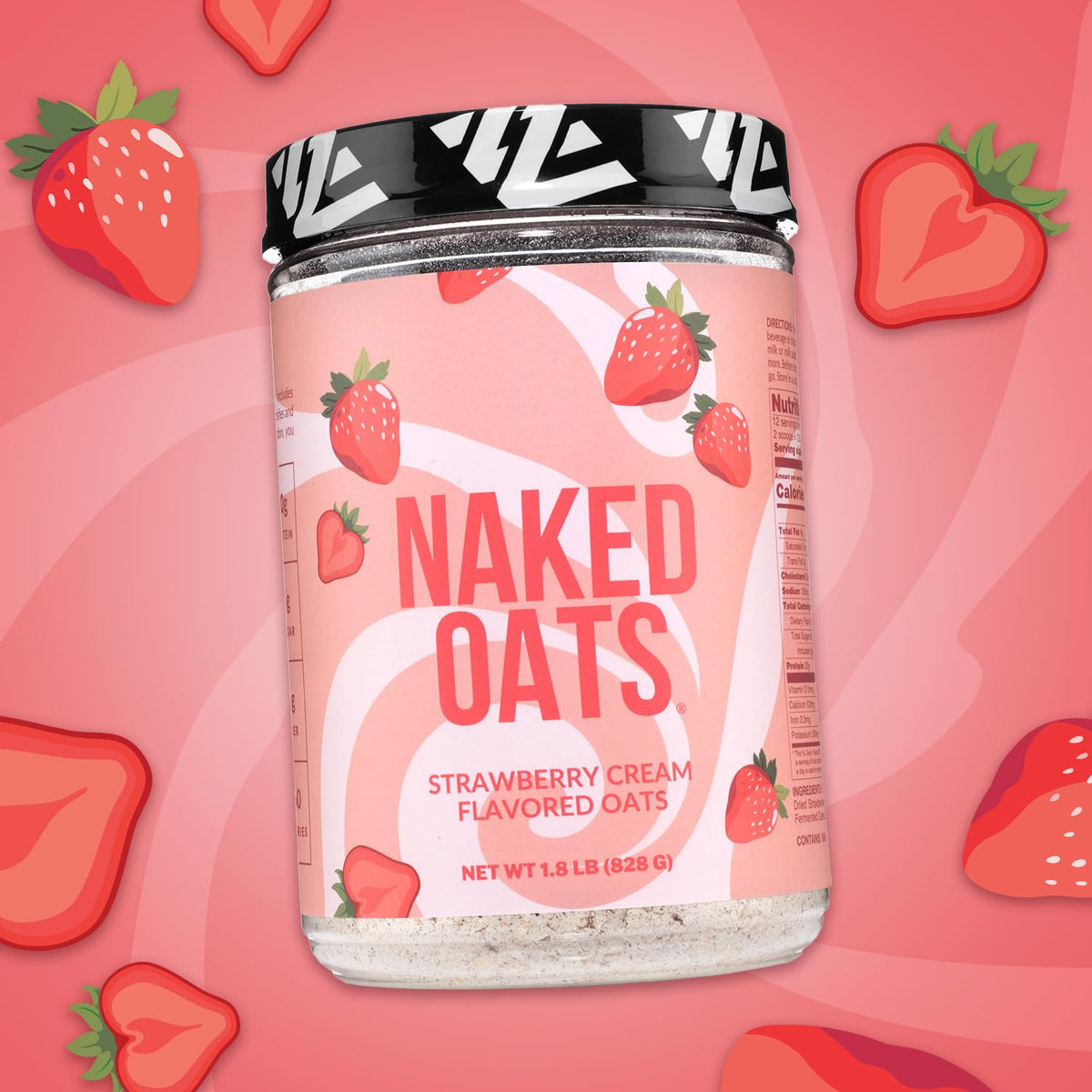 NAKED Oats Strawberry Cream ready-to-eat breakfast or shake
