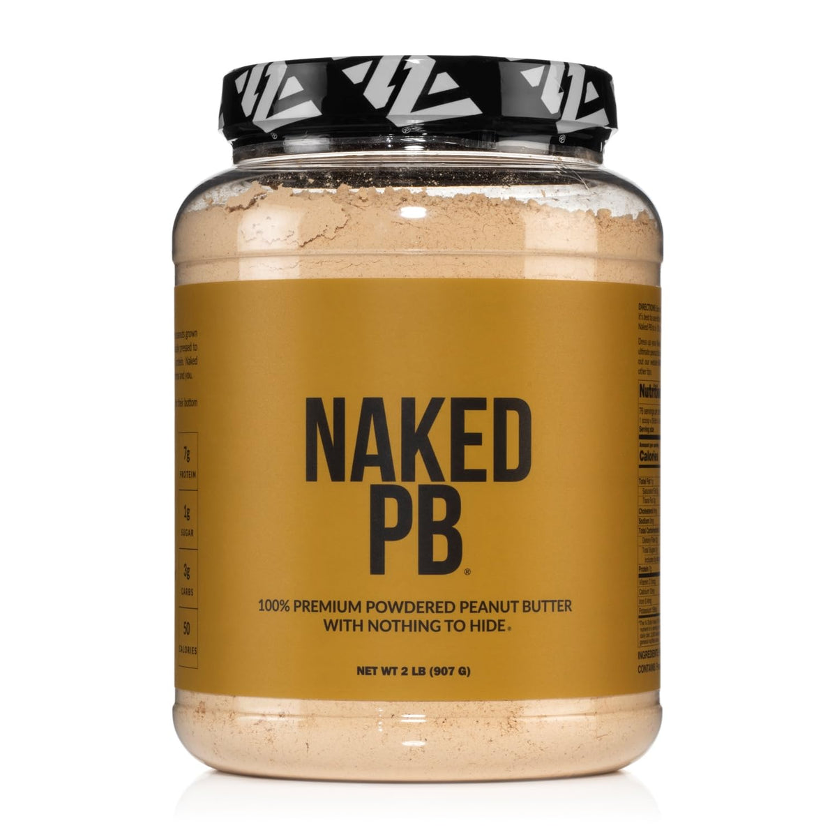 NAKED PB powder made from roasted peanuts, a clean, versatile ingredient.