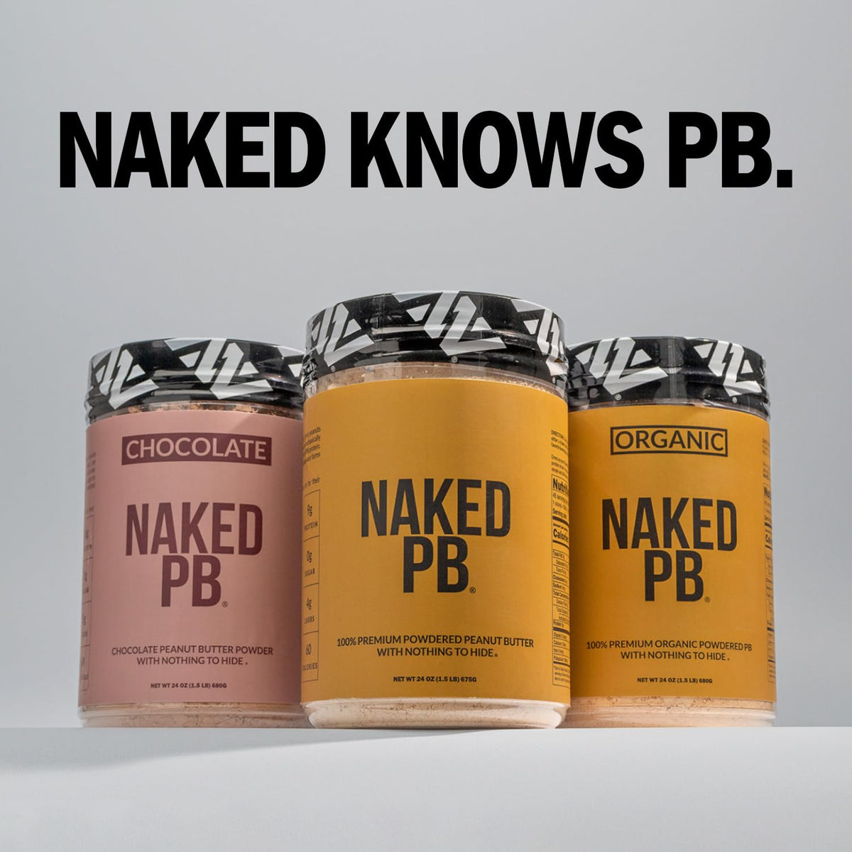 NAKED PB powder stirred into smoothies for creamy texture.