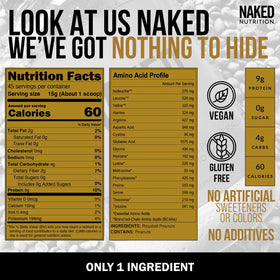 NAKED PB serving scoop highlighting precise portions for shakes and snacks.