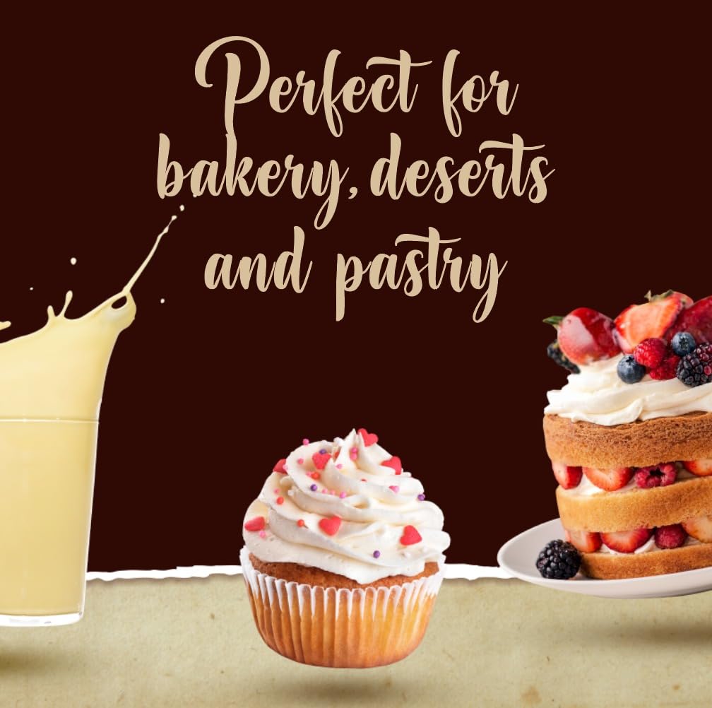 Naku vanilla extract used in cake baking with rich flavor