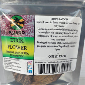 Nalego wildcrafted duck flower tea loose leaf ready to steep for flavor