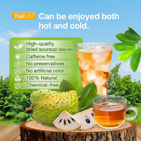 NalLife soursop leaves harvested from NalLife's plantation for consistent quality.
