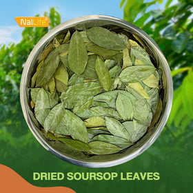 NalLife soursop leaves product label with clear brewing instructions.