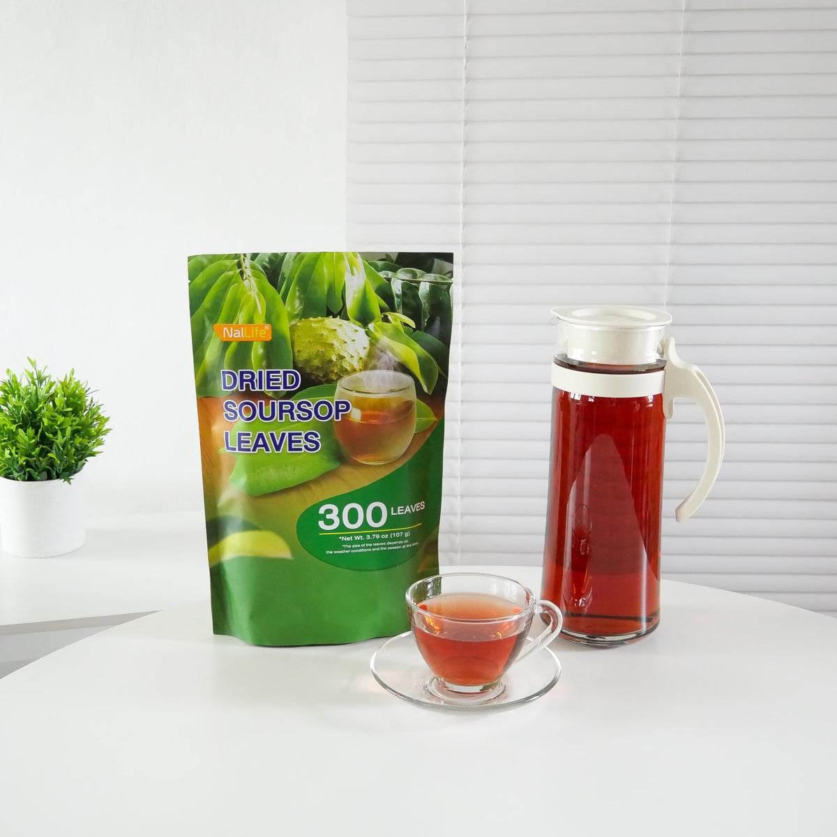 NalLife soursop leaves natural herbal tea for daily relaxing moments.