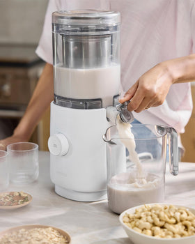Nama M1 operates at 120V delivering fast, convenient plant milks