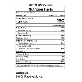 Namai Papaya Juice fridge-ready display for quick, caffeine-free hydration.