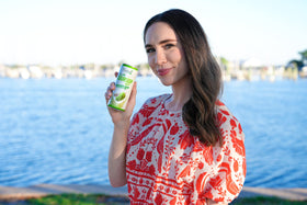 Namai Pure Soursop Juice pour into glass demonstrates refreshing, caffeine-free satisfaction.