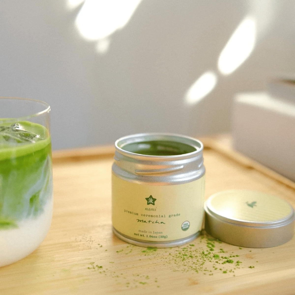Nami Matcha Okumidori ceremonial whisk and bowl invite mindful preparation
