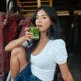 Nami Matcha smooth-balanced flavor cup demonstrating clean green tea character