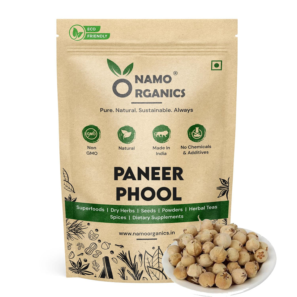 Namo Organics Paneer Dodi Phool 400g pack for versatile herbal cooking and infusions