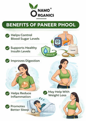 Namo Organics Paneer Dodi Phool on spice shelf signals versatile pantry essential
