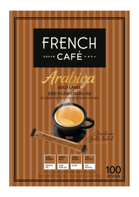 NAMYANG French Cafe Arabica Gold Label instant coffee sticks pack for quick mornings.
