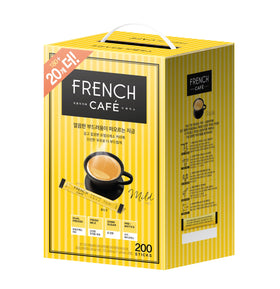 NAMYANG French Cafe instant coffee box offers 200 sticks for long-lasting convenience.