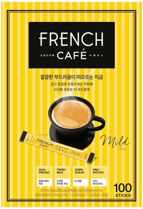 NAMYANG French Cafe instant coffee sticks in gift-pack, ready for quick, aromatic brews.