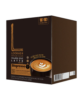NAMYANG Lookas 9 Double Shot Latte instant coffee cup pour for cafe-style latte in seconds