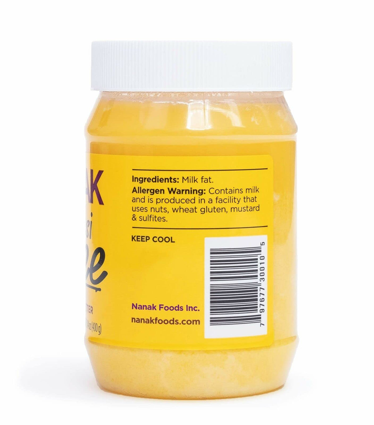 Nanak Desi Ghee provides fat-soluble vitamins A and D.