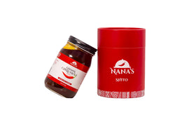 Nanas Kitchen Nana Shito jar back shows seal for freshness and storage.