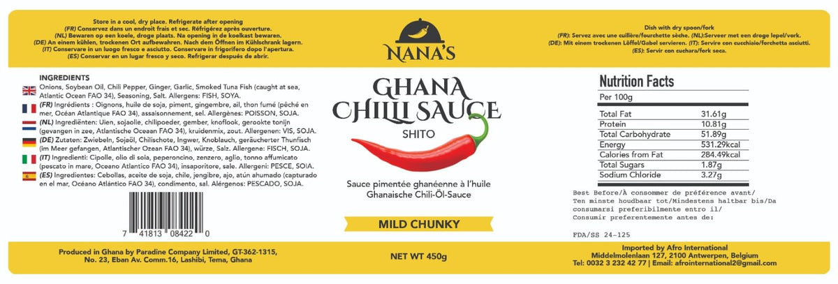 Rich, traditional Ghanaian flavor in a resealable jar