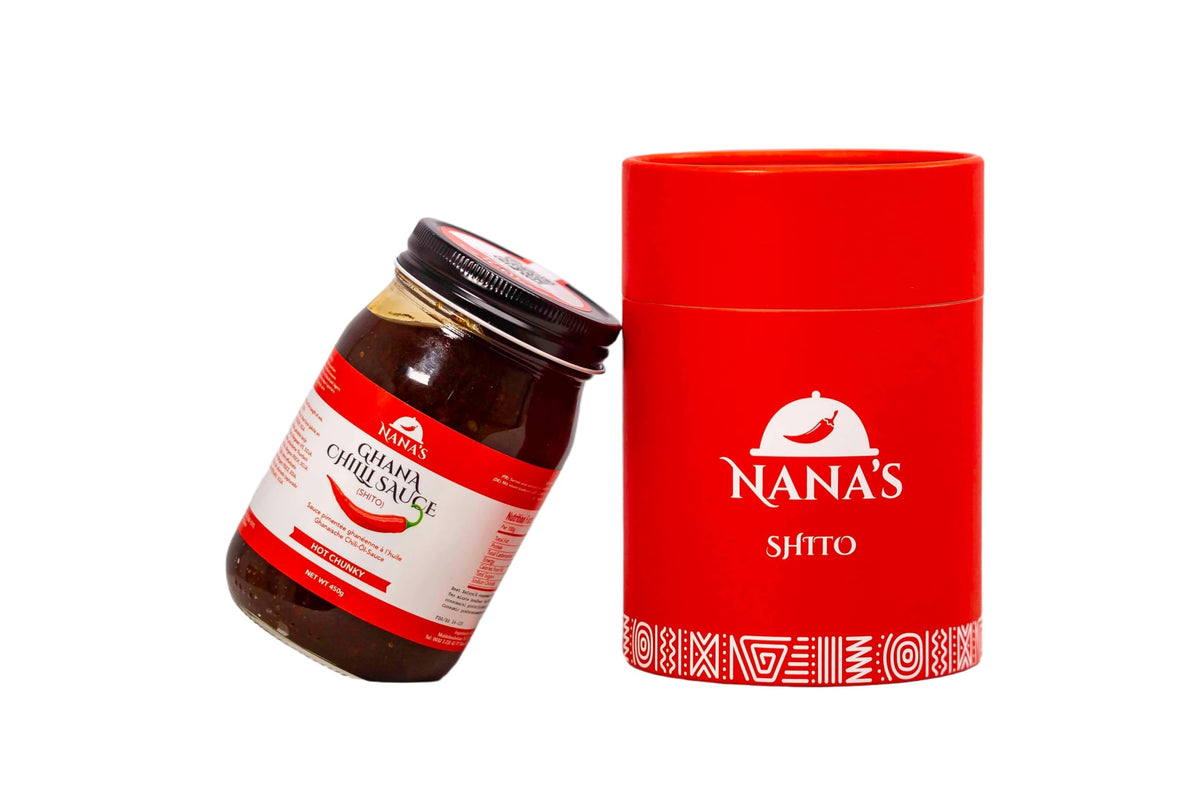 Nana Shito being poured to show heat and depth