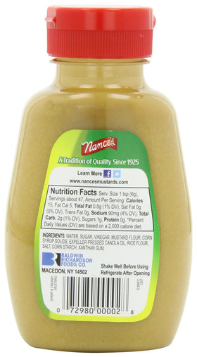Nance's Sharp & Creamy Mustard 6-pack image, ideal for sharing and pantry stocking.
