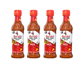 Nando's Hot PERi-PERi sauce bottle highlighting bold garlic and herb heat