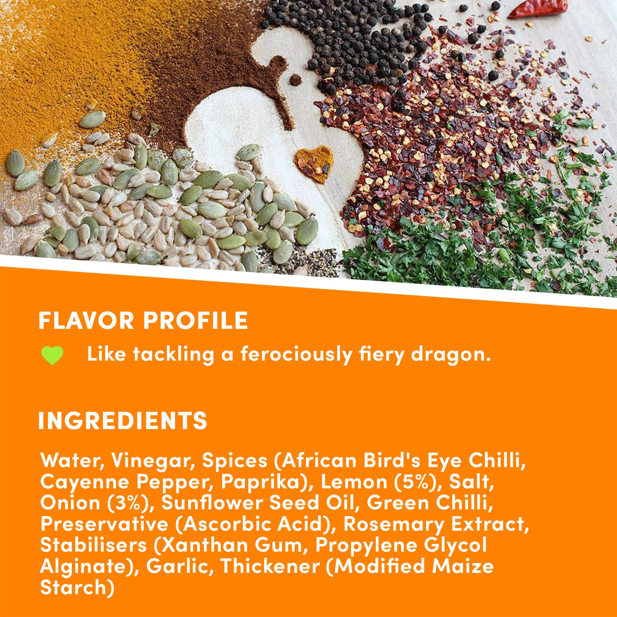 Nando's PERi-PERi 4-pack display highlighting clean, spicy option