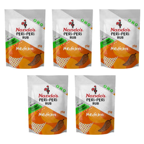 Nando's PERi-PERi medium dry rub pack for grilling flavor