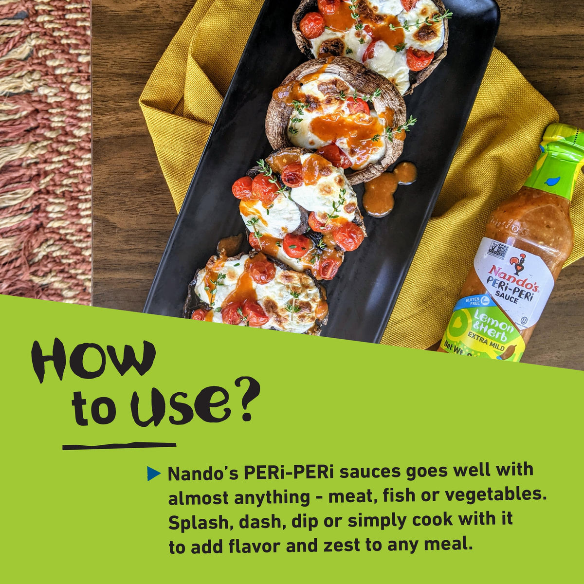 Nando's Peri-Peri extra mild grilled chicken with sauce glaze